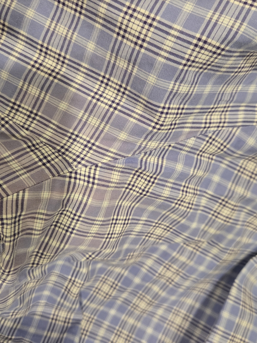 Thomas Pink Blue Plaid Slim Fit Shirt